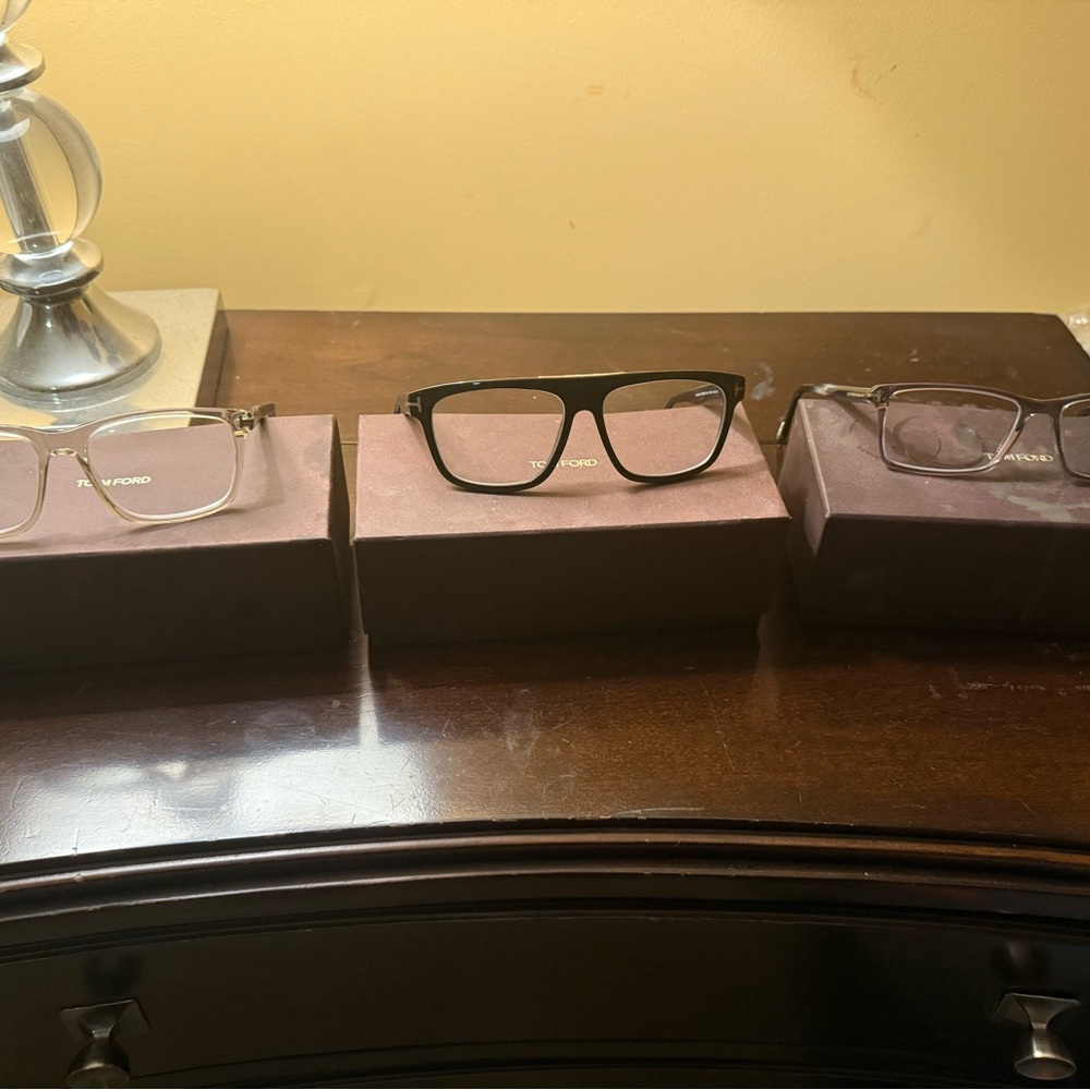 Tom Ford Classic Black Men's Glasses